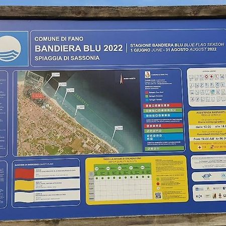 Casa Vacanza Fronte Mare Fano Sassonia 2 Exteriör bild